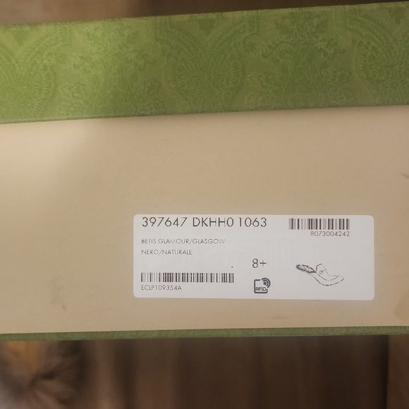 Gucci mens Princetown slippers w/t fur size 8.5 - Picture 8 of 9